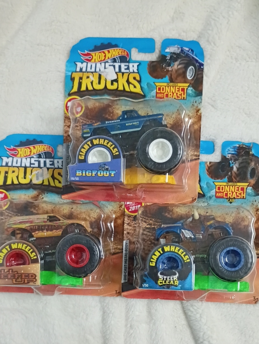 Hot Wheels Monster Trucks Blue Bigfoot Toy Truck - Hot Wheels